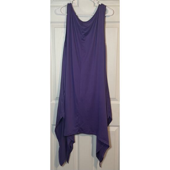 Lularoe Purple Oversized Dress With Pockets, Flowy, Stretch & Comfortable, 3XL - Picture 3 of 4